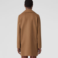 Manteau en cachemire à double boutonnage - Dusty Caramel