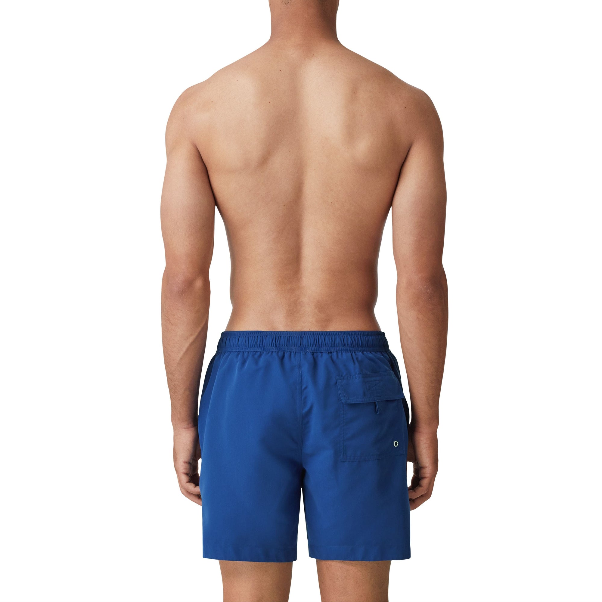 Short de bain à logo et cordon de serrage - Deep Royal Blue