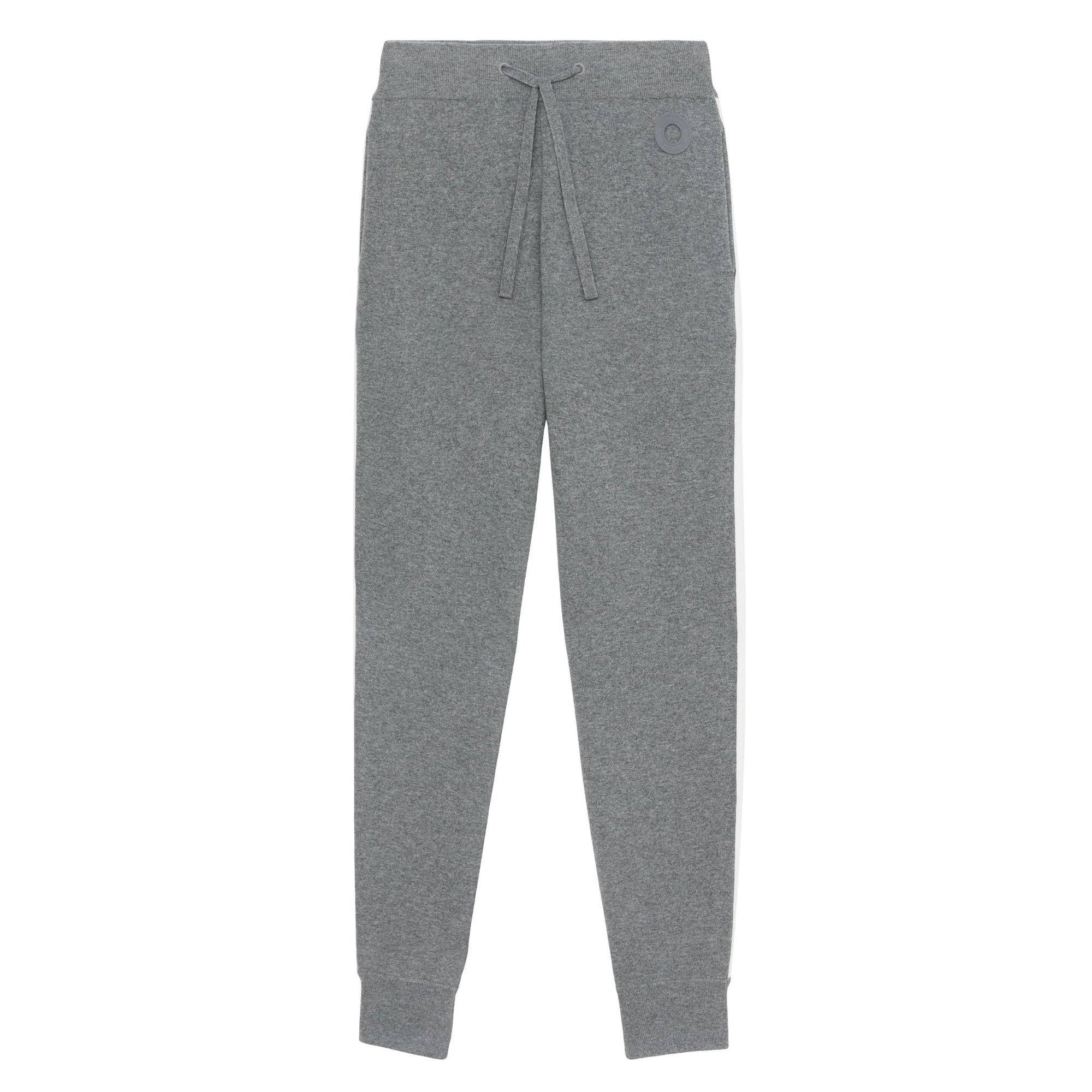 Pantalon de survêtement en laine et cachemire - Light Grey Melange
