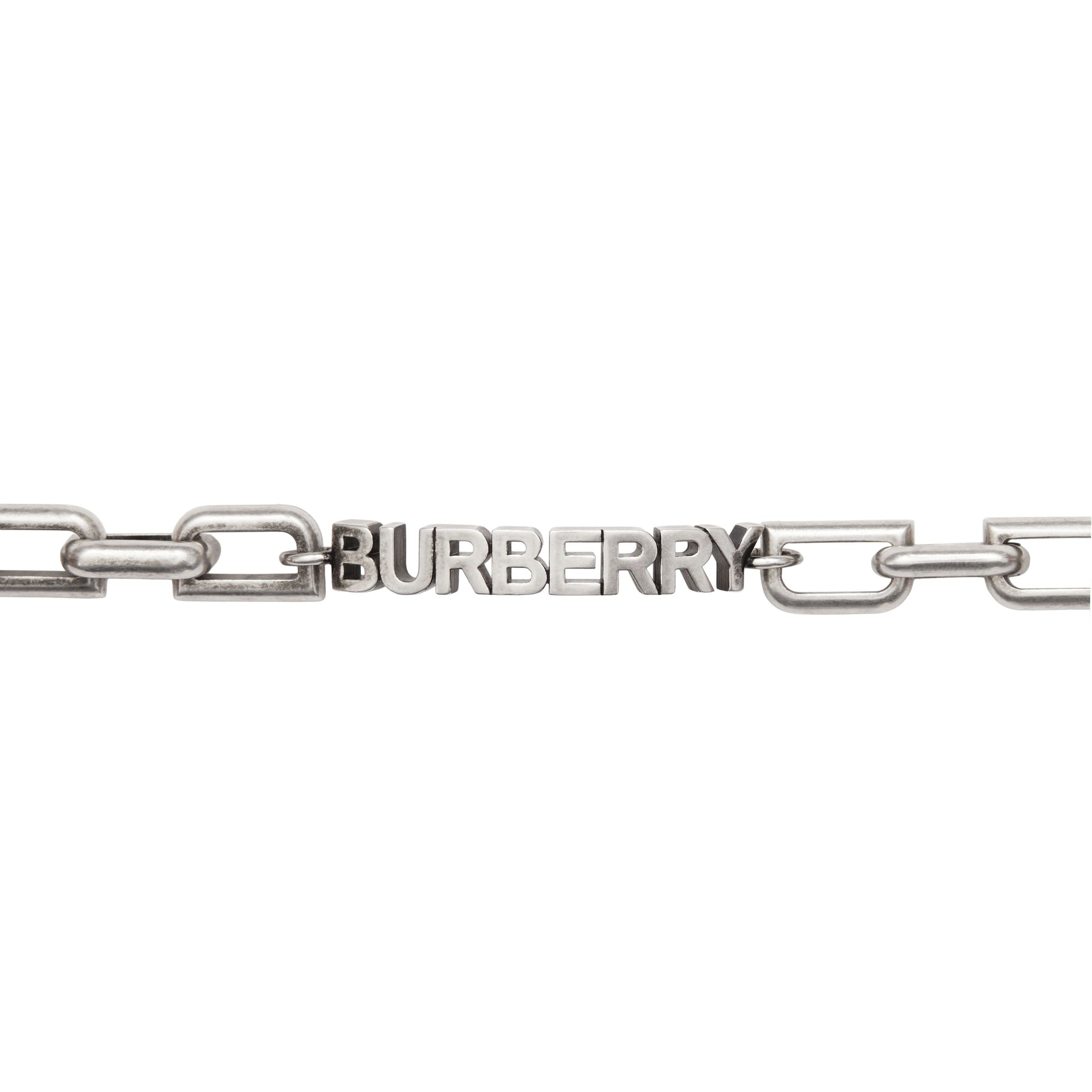 Bracelet maillons à logo - Vintage Steel