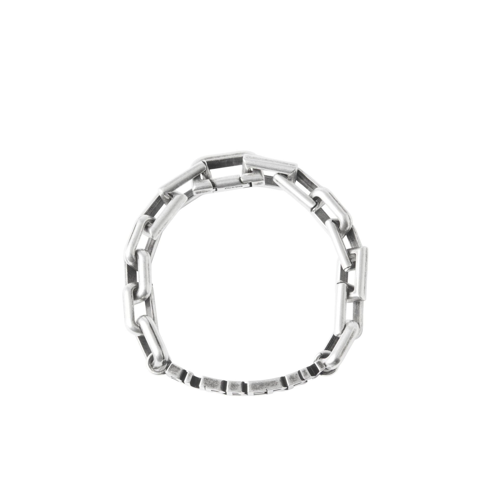Bracelet maillons à logo - Vintage Steel