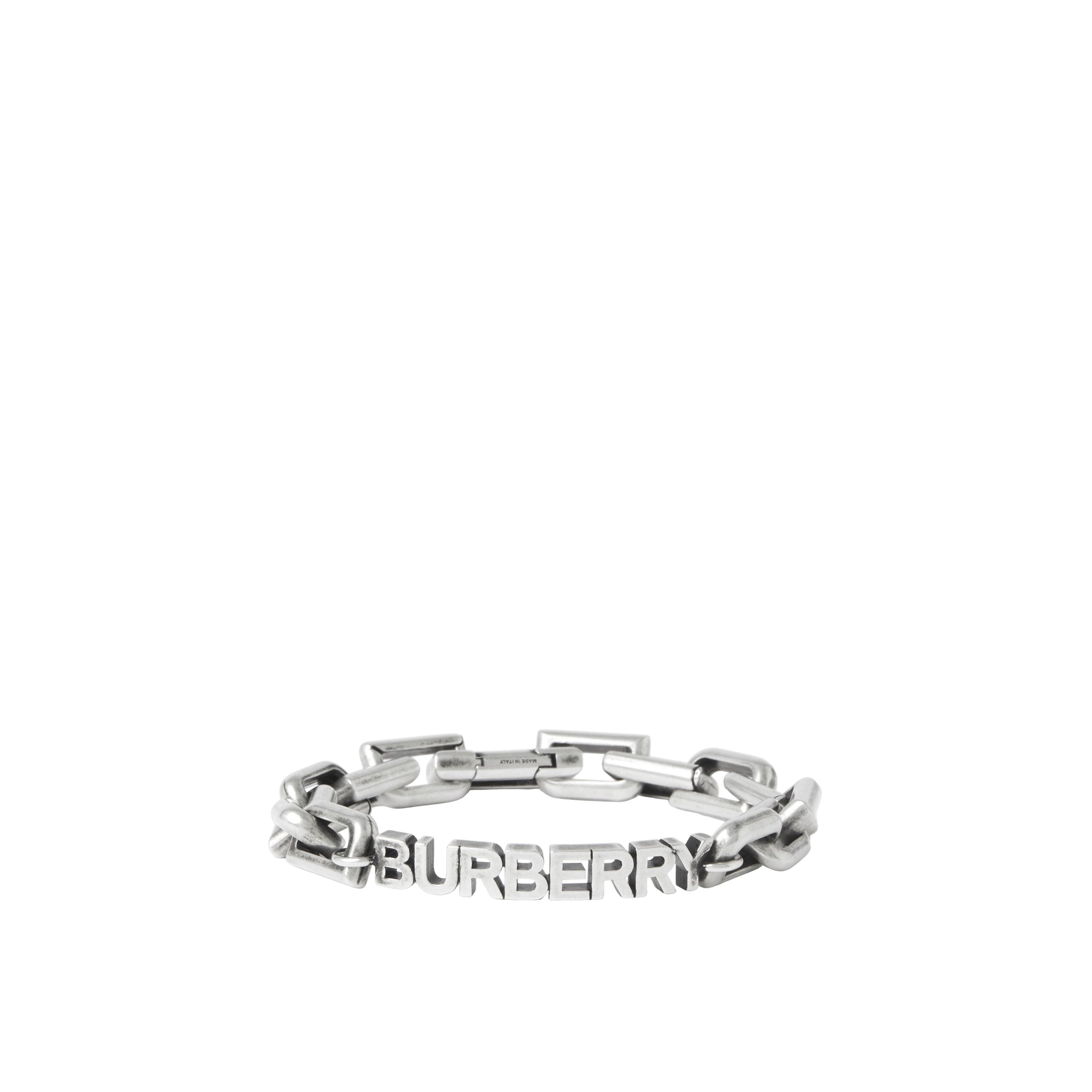 Bracelet maillons à logo - Vintage Steel