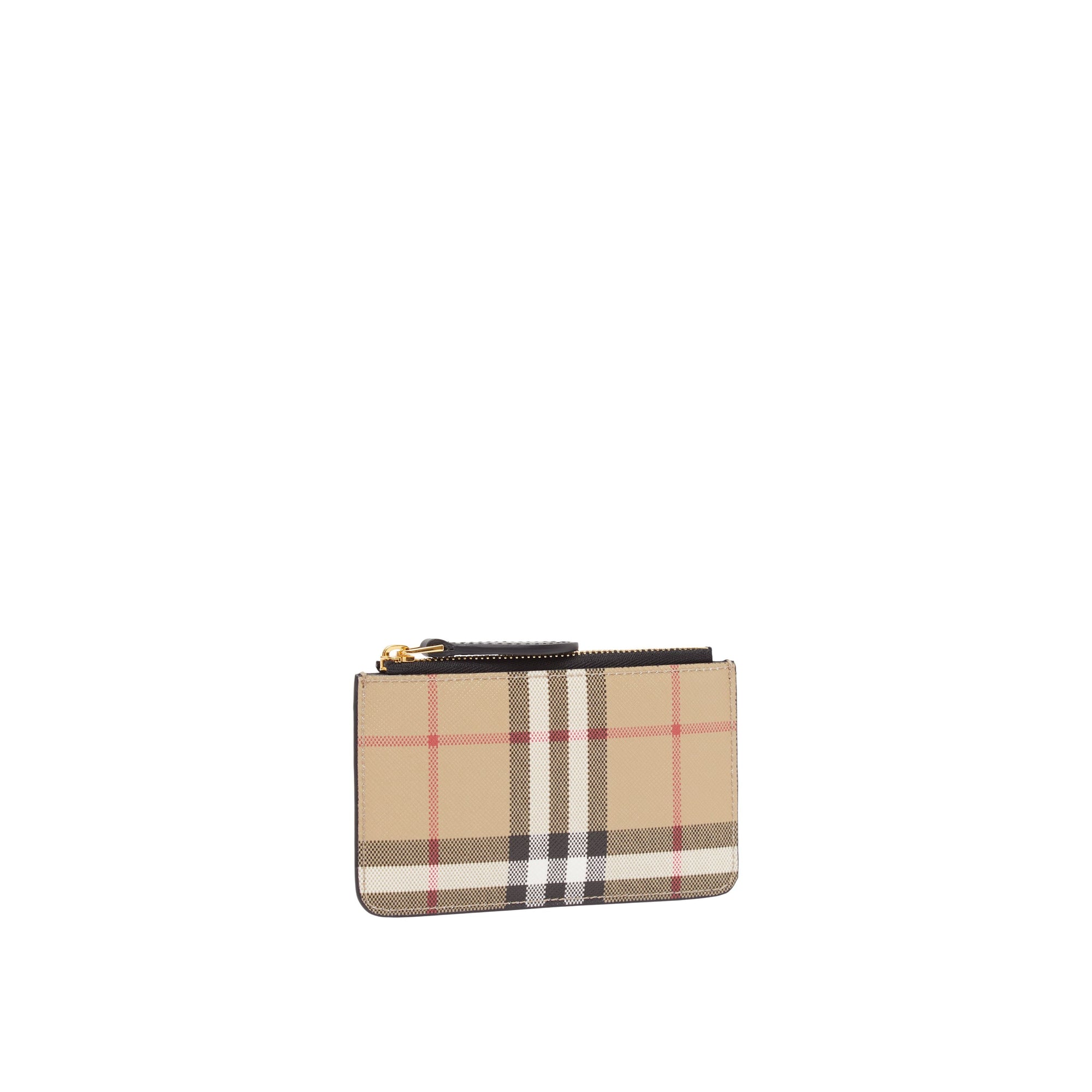 Porte-monnaie à motif Vintage check - Archives Beige & Black