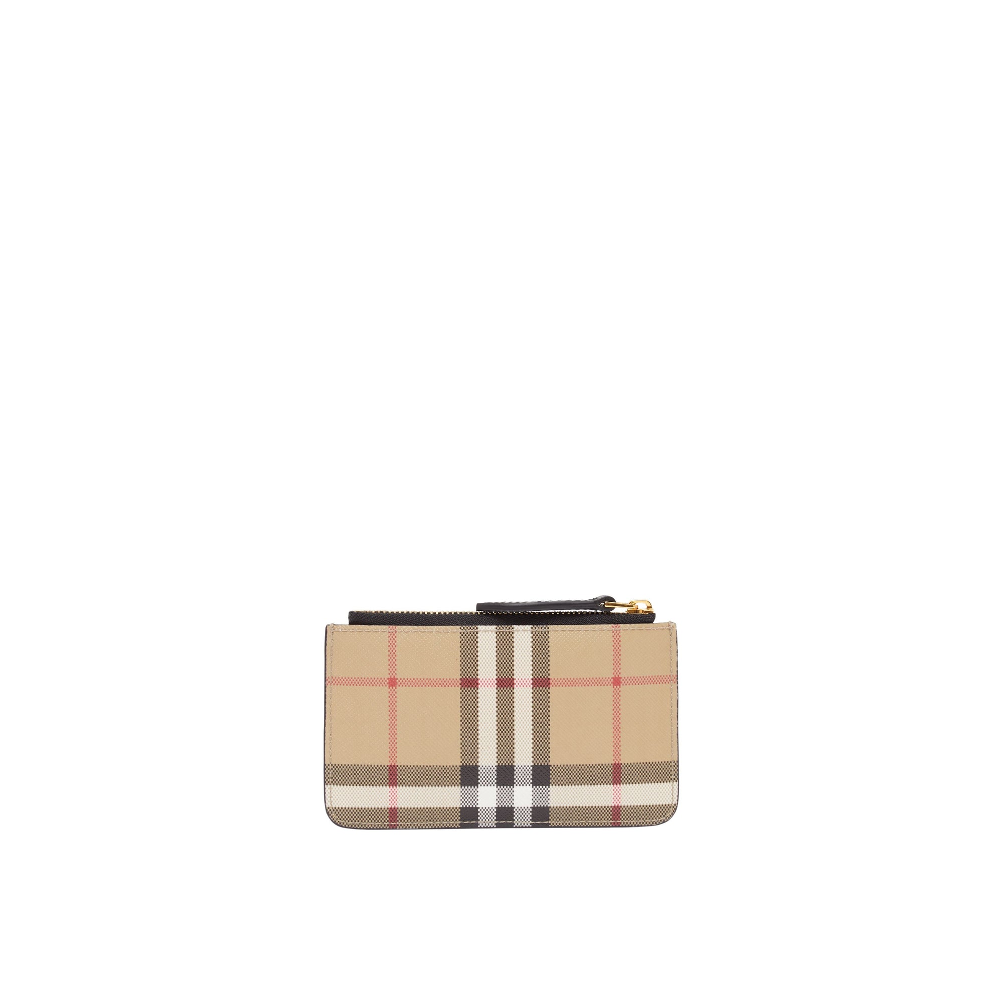 Porte-monnaie à motif Vintage check - Archives Beige & Black