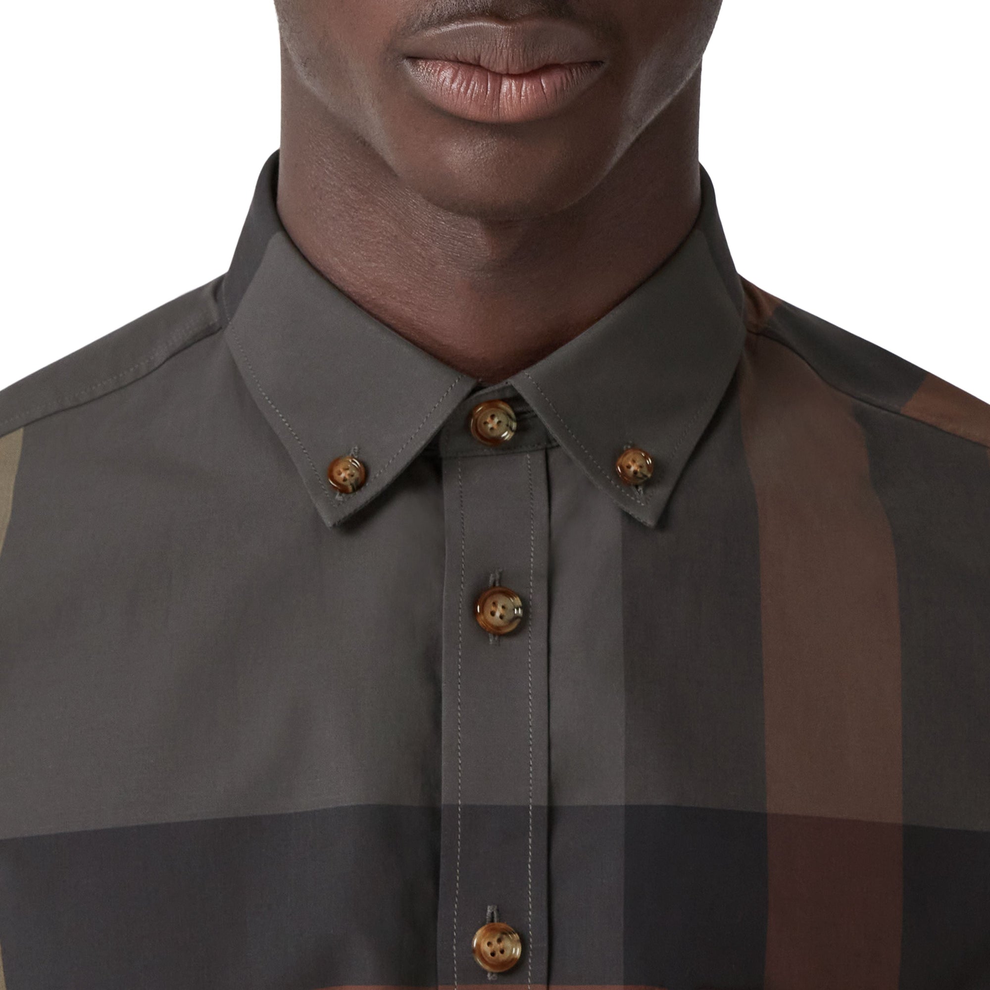 Chemise à motif check - Brick Red Check