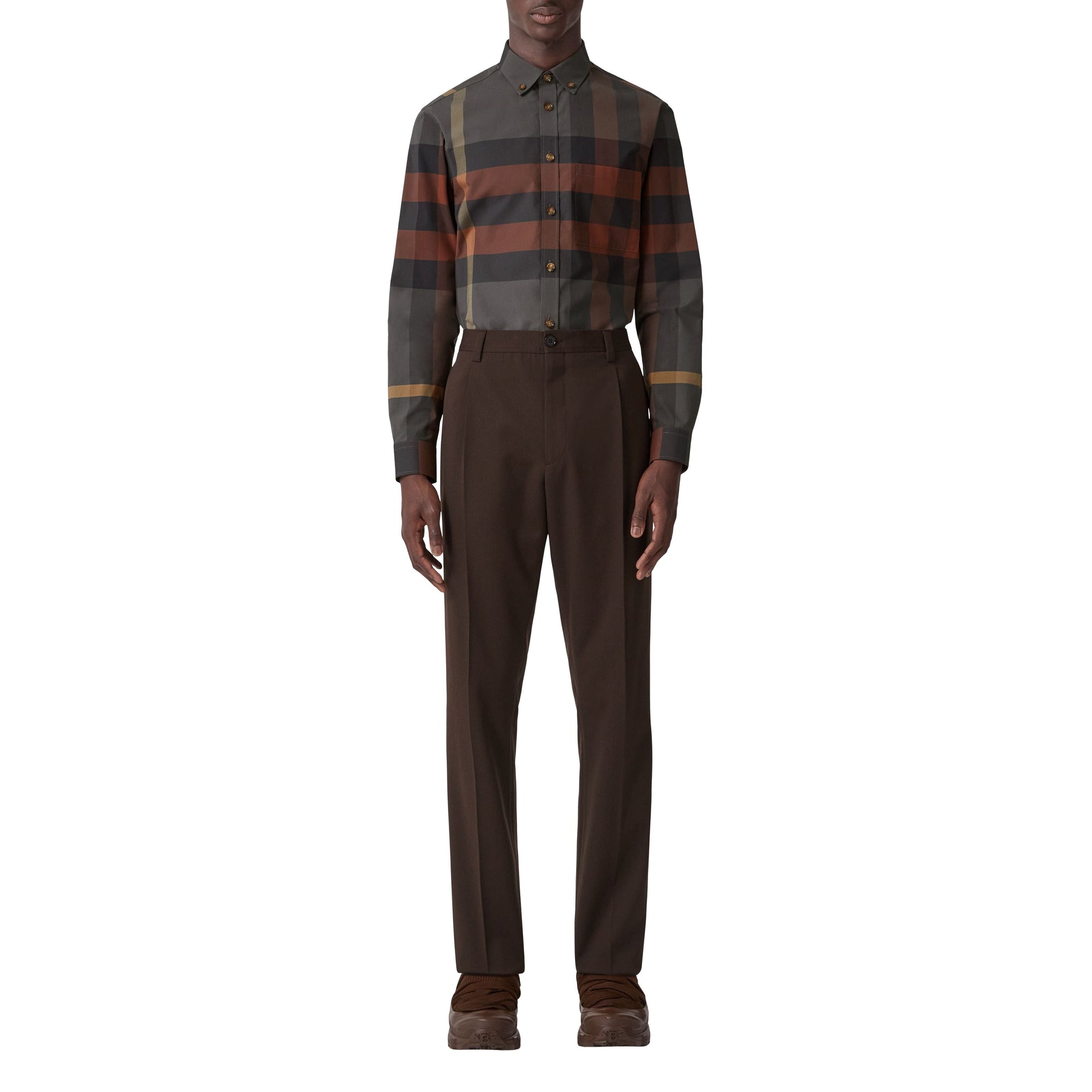 Chemise à motif check - Brick Red Check