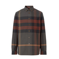 Chemise à motif check - Brick Red Check