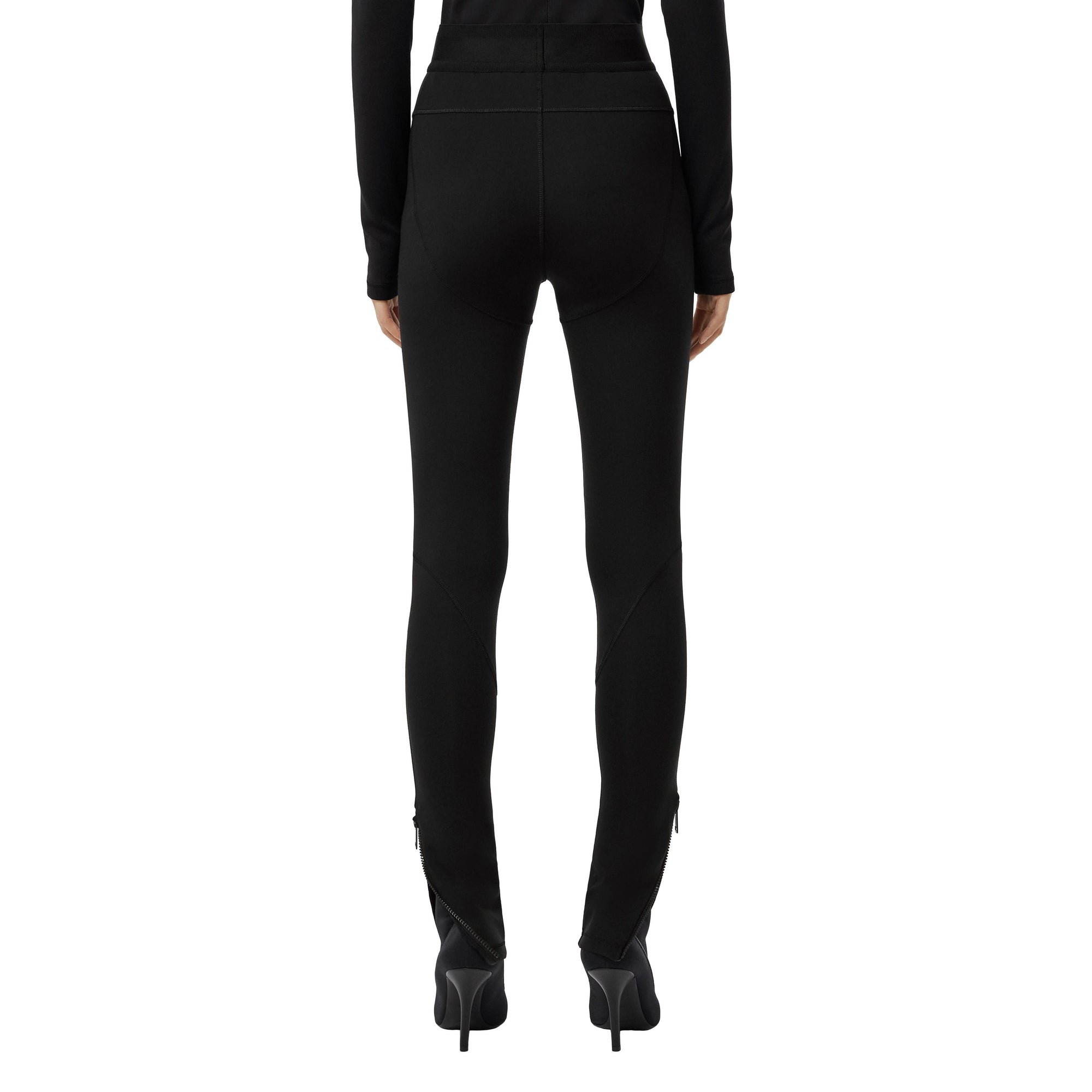 Legging en jersey stretch avec logo - Black