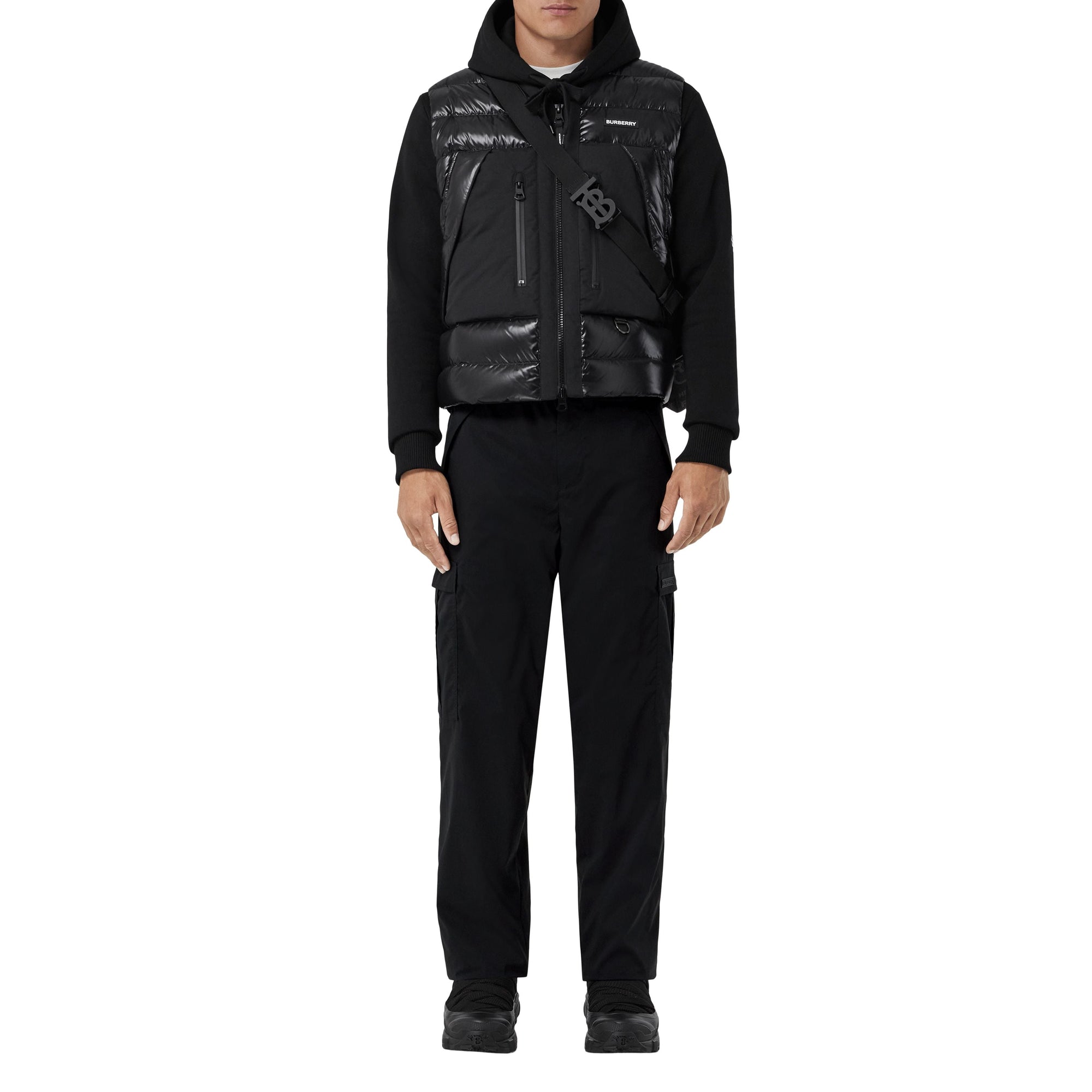 Pantalon cargo à logo - Black