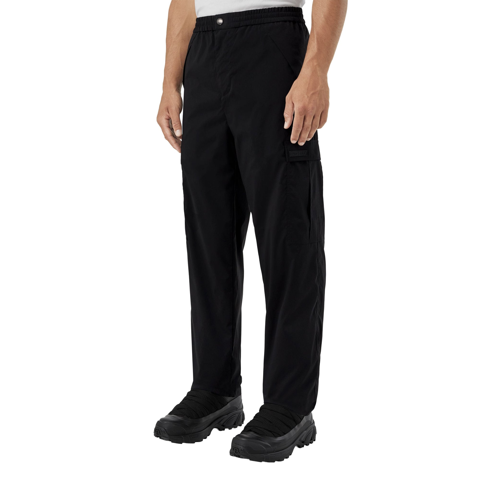 Pantalon cargo à logo - Black