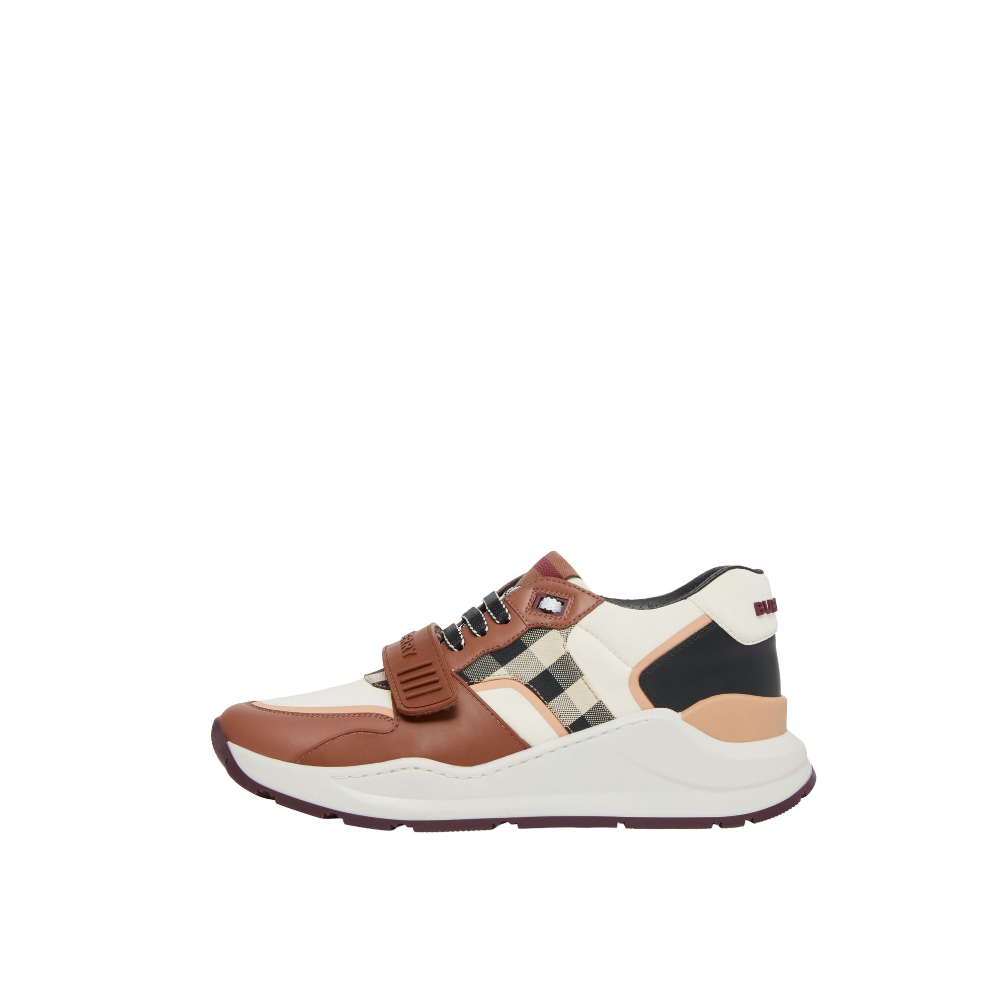 Sneakers multimatières - White & Birch Brown