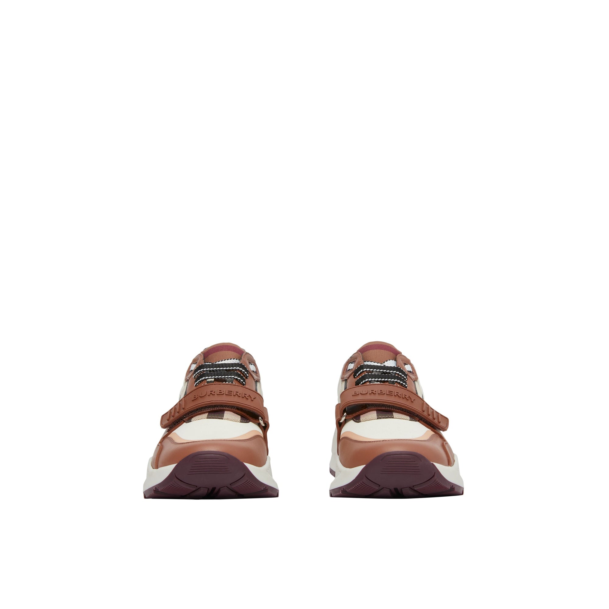 Sneakers multimatières - White & Birch Brown