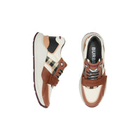 Sneakers multimatières - White & Birch Brown