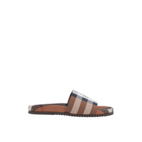 Sandales à motif Exaggerated check - Birch Brown Check