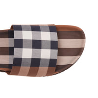 Sandales à motif Exaggerated check - Birch Brown Check
