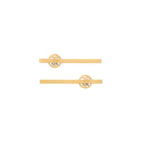 Barrettes plaquées or et palladium Monogram - Light & Palladiom