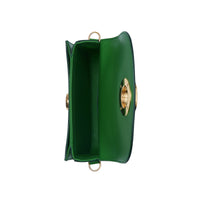 Petit sac Elizabeth en cuir - Deep Emerald Green