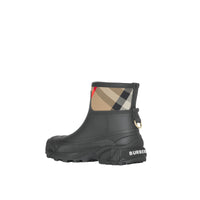 Bottes de pluie à à motif House check - Black & Archve Beige