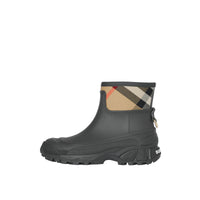 Bottes de pluie à à motif House check - Black & Archve Beige