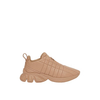 Sneakers en cuir matelassé - Dark Biscuit