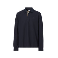 Polo à manches longues - Coal Blue