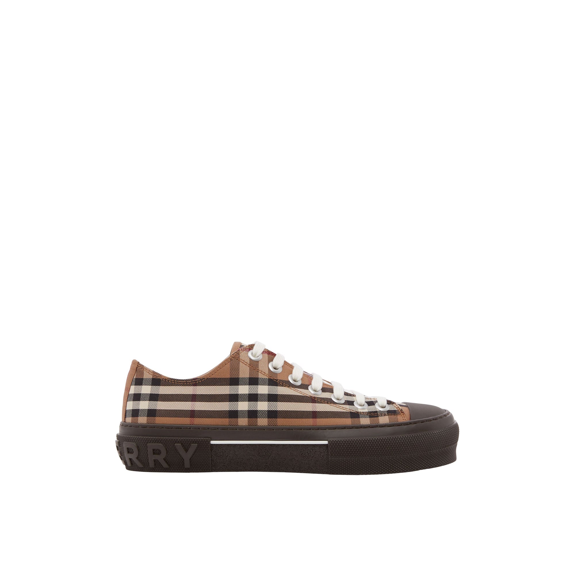 Sneakers en coton à motif check - Birch Brown Check