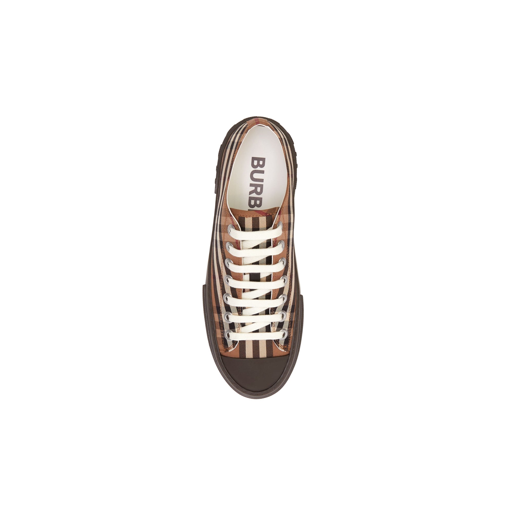 Sneakers en coton à motif check - Birch Brown Check