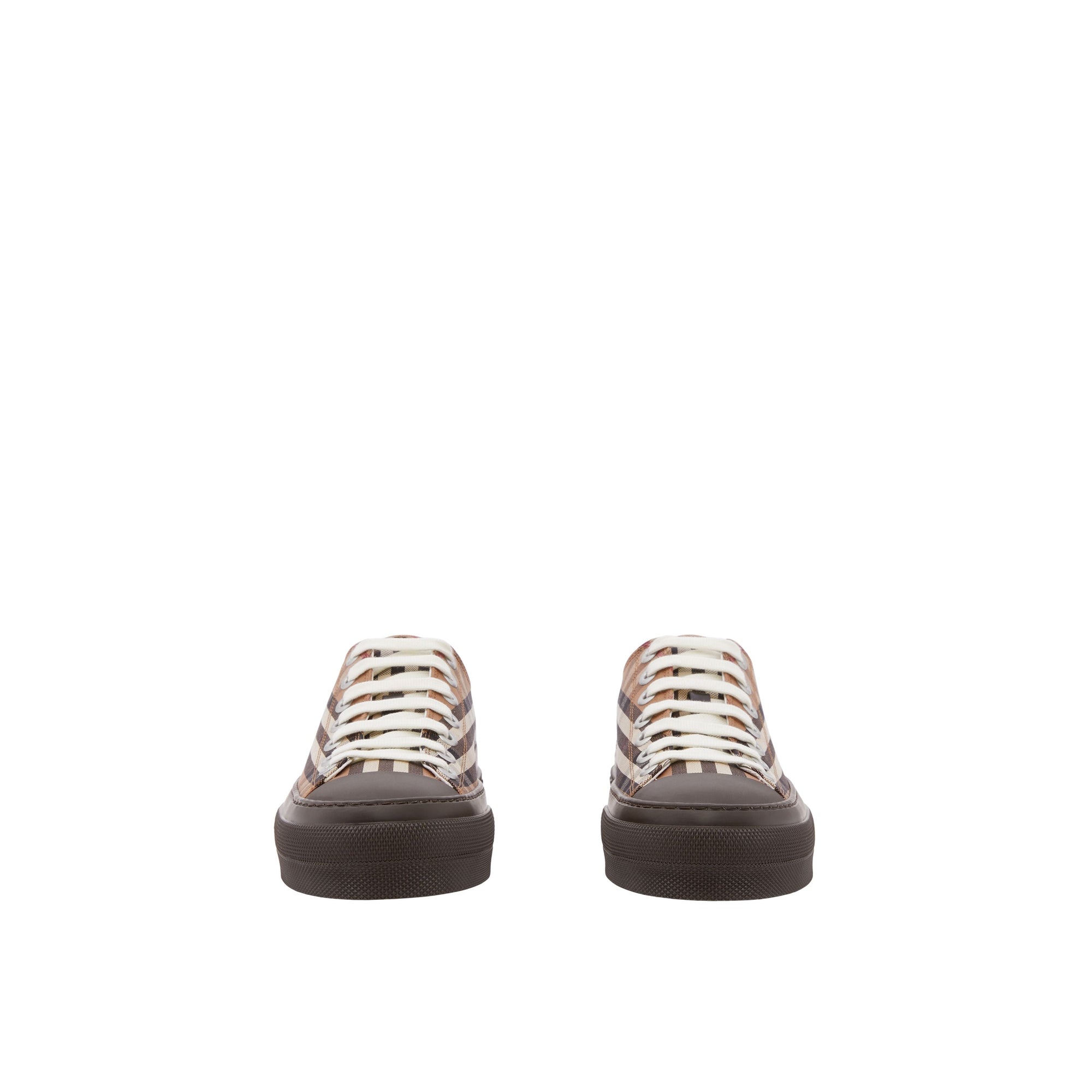Sneakers en coton à motif check - Birch Brown Check