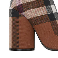 Cuissardes façon chaussettes à motif check - Birch Brown Check
