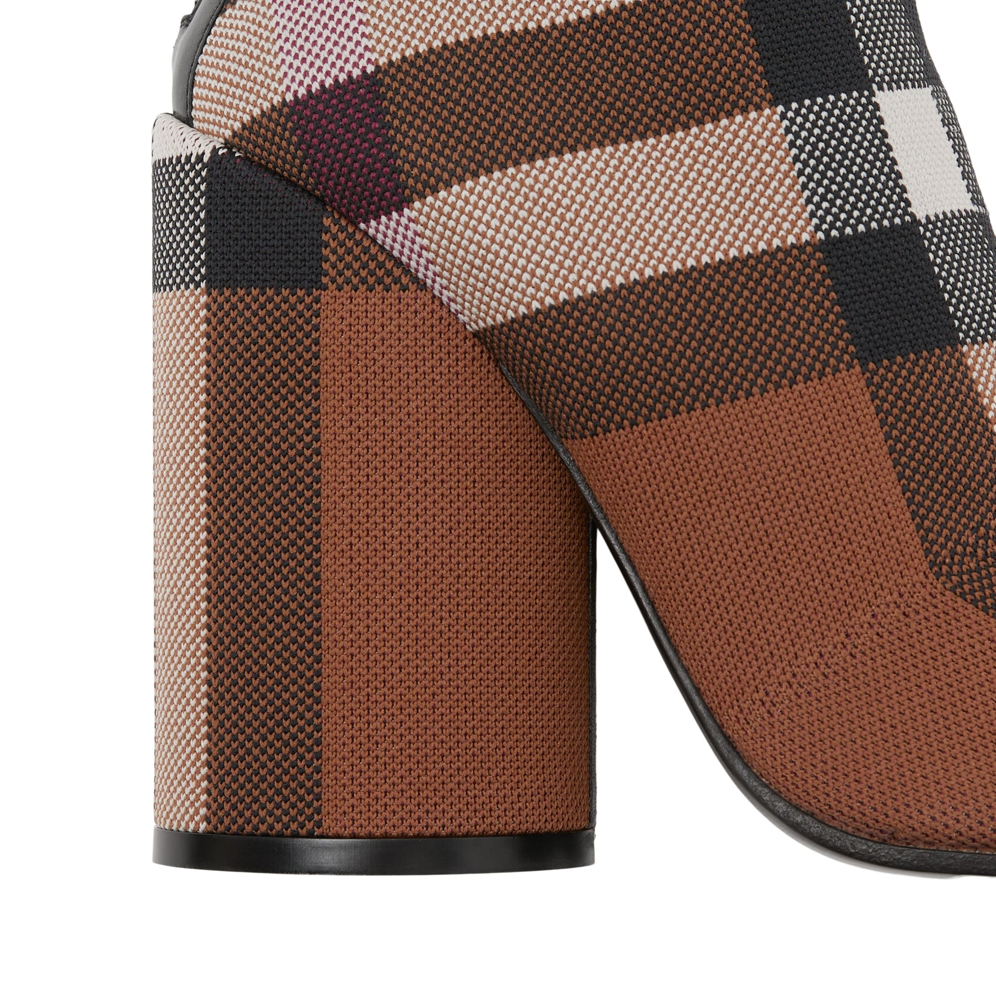 Cuissardes façon chaussettes à motif check - Birch Brown Check