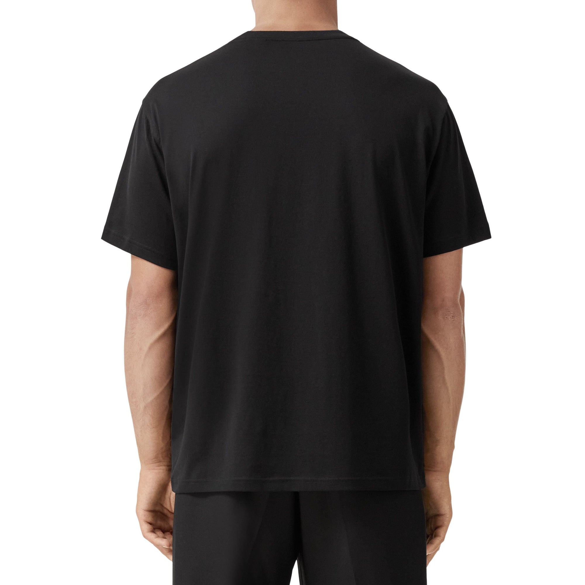 T-shirt à écusson feuille de chêne - Black