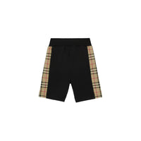 Short en coton à motif Vintage check - Black