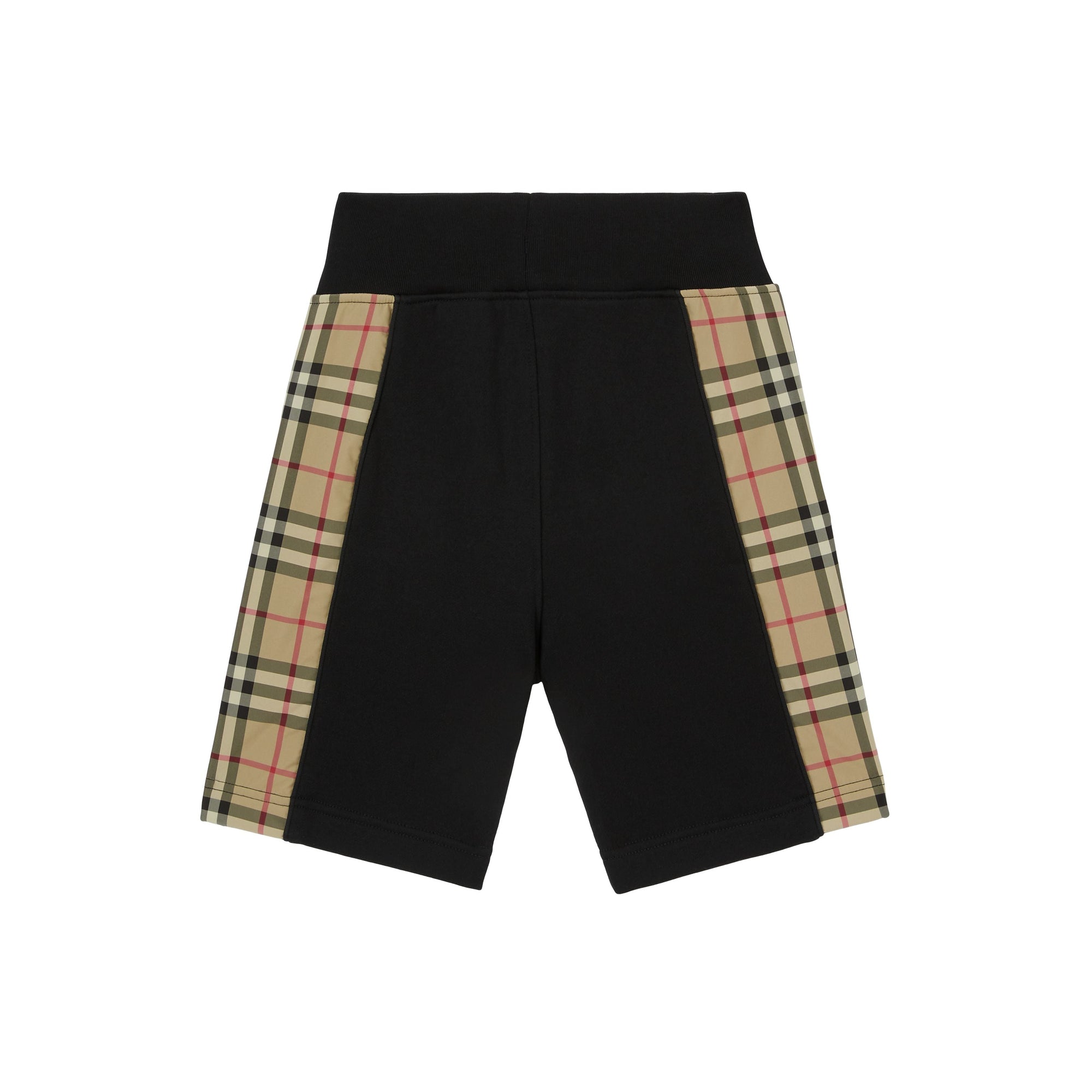 Short en coton à motif Vintage check - Black
