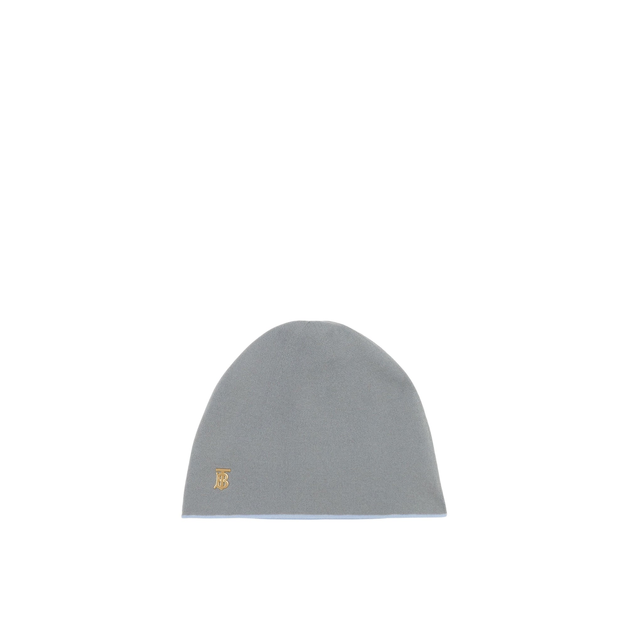 Bonnet réversible en laine - Pale Blue