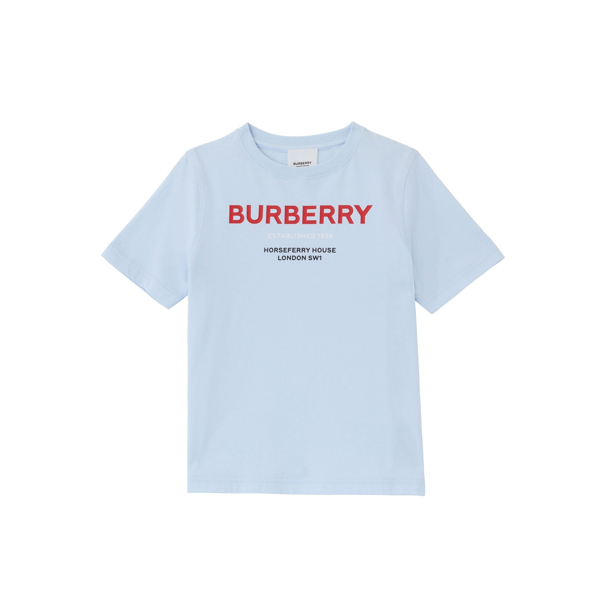 T-shirt en coton imprimé Horseferry - Pale Blue