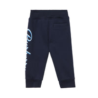 Pantalon de survêtement à imprimé logo - Deep Charcoal Blue