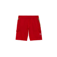 Short à motif check - Bright Red