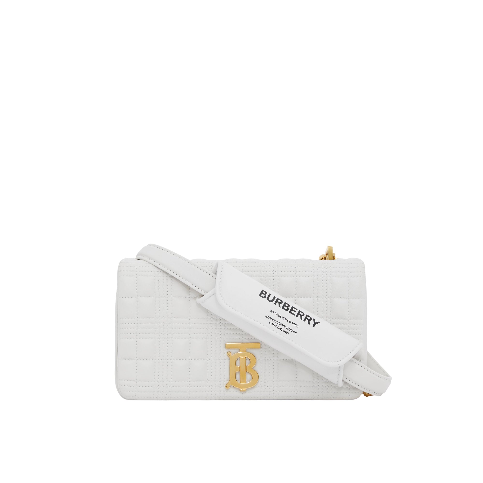 Patte d'épaule Lola en cuir amovible - Optic White