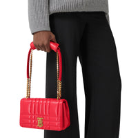 Patte d'épaule Lola en cuir amovible - Bright Red