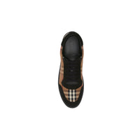 Sneakers en cuir à motif Vintage check - Birch Brown Check