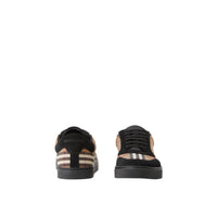 Sneakers en cuir à motif Vintage check - Birch Brown Check