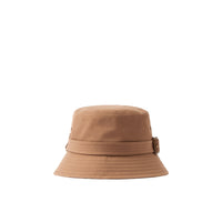 Bob ceinturé en gabardine de coton - Warm Walnut Brown