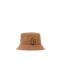 Bob ceinturé en gabardine de coton - Warm Walnut Brown