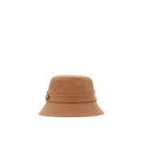 Bob ceinturé en gabardine de coton - Warm Walnut Brown