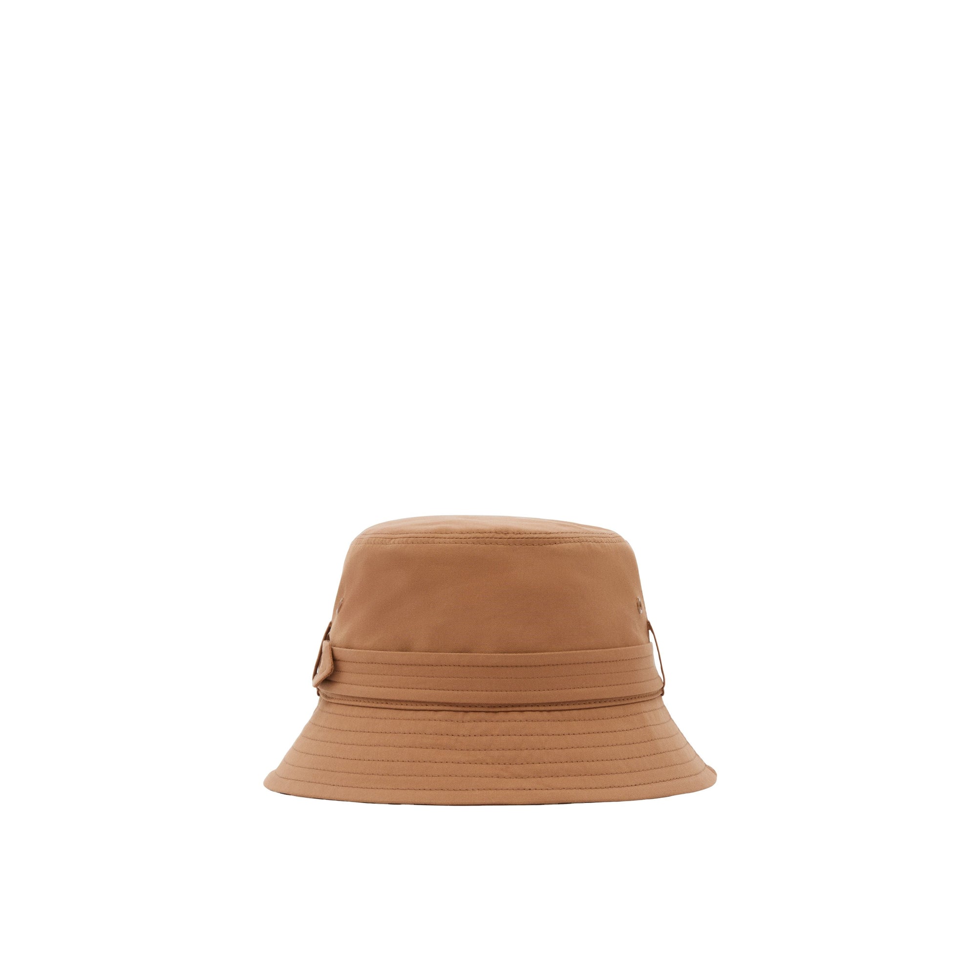 Bob ceinturé en gabardine de coton - Warm Walnut Brown