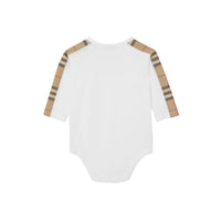 Body en coton à logo - White