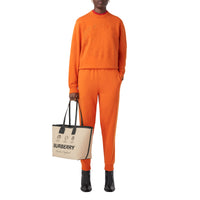 Pantalon de survêtement à motif de lettres brodées - Bright Orange