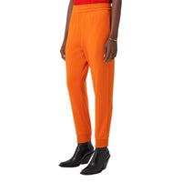 Pantalon de survêtement à motif de lettres brodées - Bright Orange