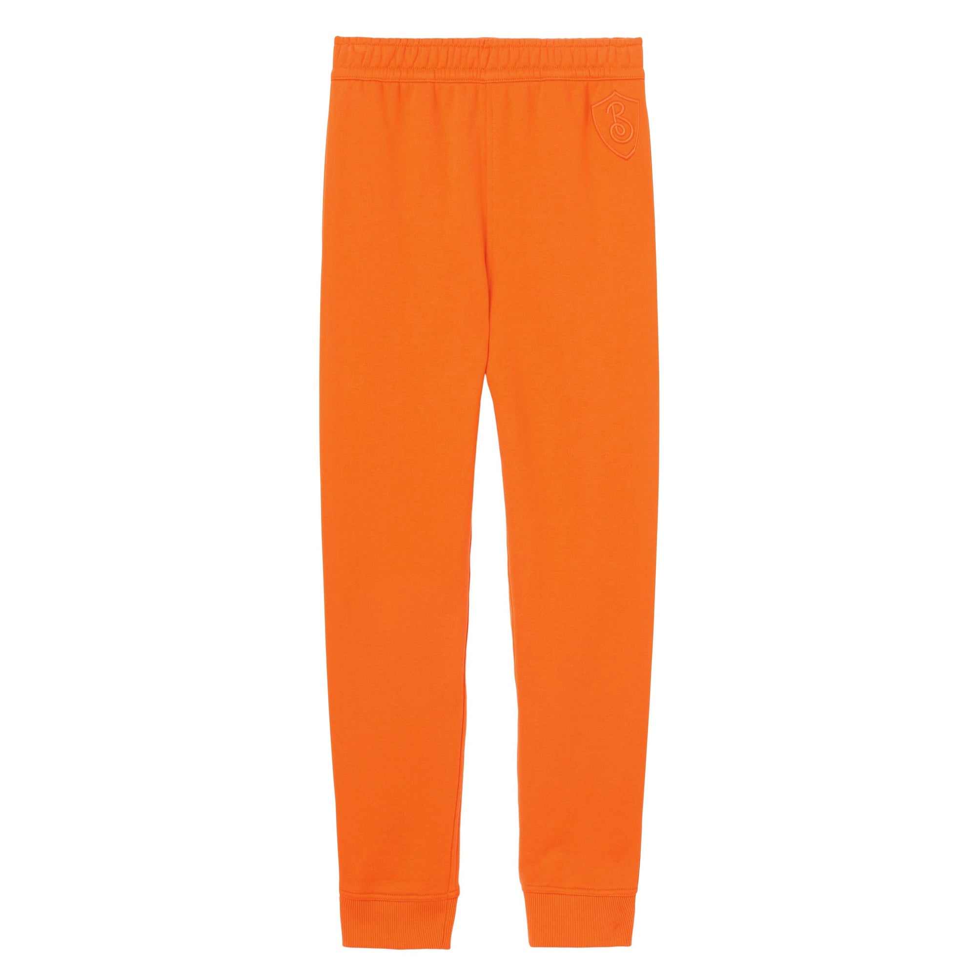 Pantalon de survêtement à motif de lettres brodées - Bright Orange
