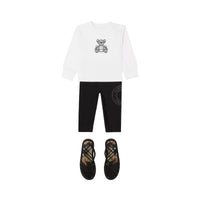 Sweat à motif Thomas Bear - White